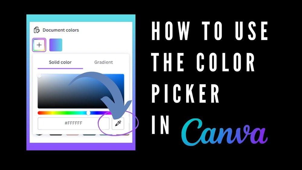 How to Use Color Dropper on Canva Pc